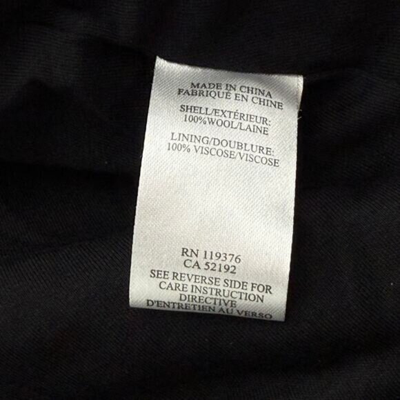 HELMUT LANG 100% Wool Button Blazer Jacket Size Small Black - Picture 6 of 7